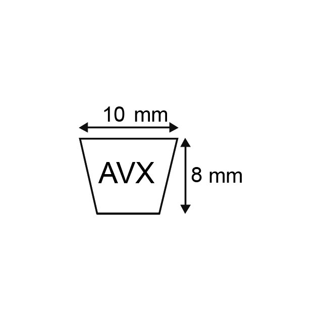 Courroie Trapezoidale Crantee 9,5X0940 la référence fournisseur 229071